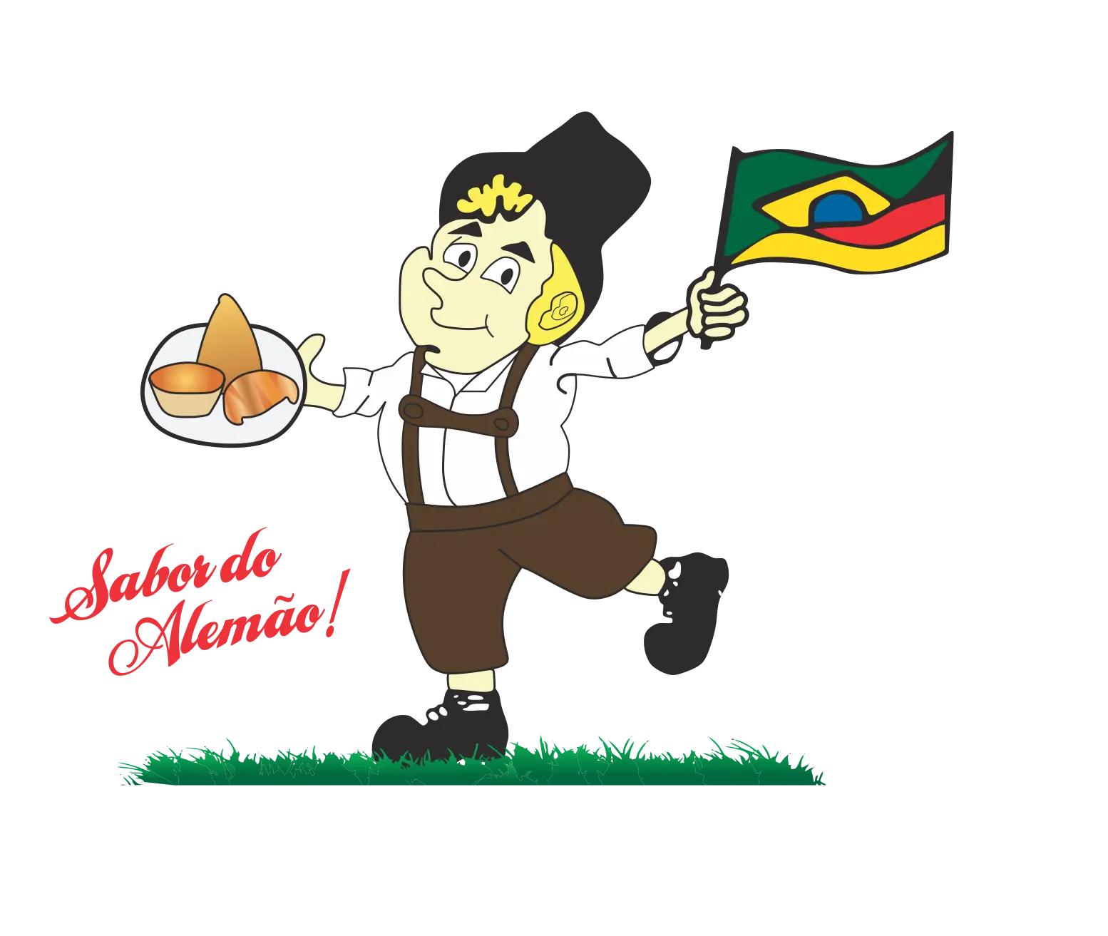 Ilustração antiga da marca Sabor do Alemão